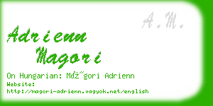 adrienn magori business card